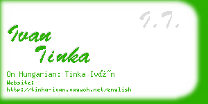 ivan tinka business card